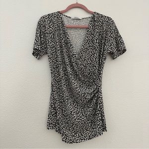 MaxMara Faux Wrap Top Blouse